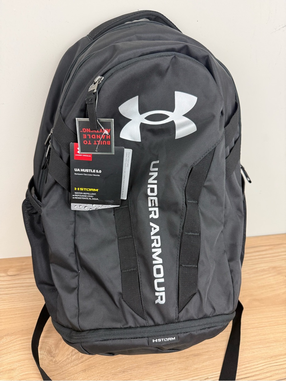 Under Armour UA Hustle 5.0 Backpack in Black Unisex 1361176